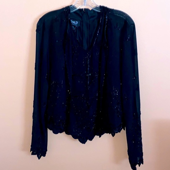 JMD Beaded Tank Top and Jacket Set - Picture 1 of 7